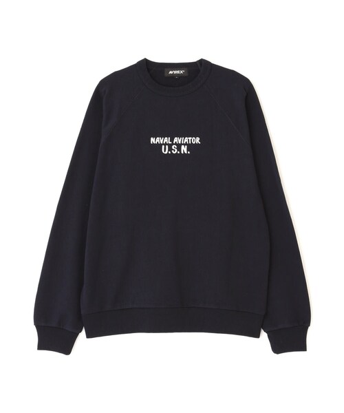 AVIREX(アヴィレックス)の「【TYPE BLUE/タイプブルー】CREW NECK SWEAT TOM CAT 2 / クルーネック スウェット トムキャット(スウェット・メンズ・ネイビー/ナチュラル/オリーブ系・M/L/XL/2XL)」の6枚目の写真