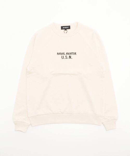 AVIREX(アヴィレックス)の「【TYPE BLUE/タイプブルー】CREW NECK SWEAT TOM CAT 2 / クルーネック スウェット トムキャット(スウェット・メンズ・ネイビー/ナチュラル/オリーブ系・M/L/XL/2XL)」の7枚目の写真