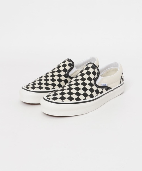 VANS(バンズ)の「VANS CLASSIC SLIP-ON 98 DX(スリッポン・レディース・チェック・7/5.5/6.5/6)」の1枚目の写真