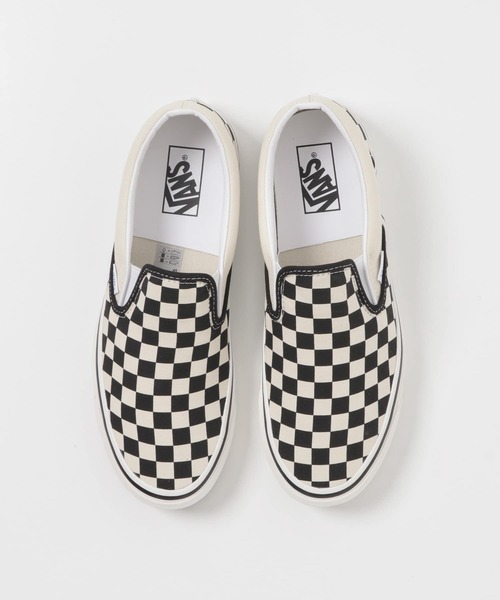VANS(バンズ)の「VANS CLASSIC SLIP-ON 98 DX(スリッポン・レディース・チェック・7/5.5/6.5/6)」の4枚目の写真
