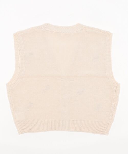 ehka sopo（エヘカソポ）の「花刺繍Vネック前開きベスト（ベスト・レディース・オレンジ/ミント/キナリ・ﾌﾘ-）」の11枚目の写真