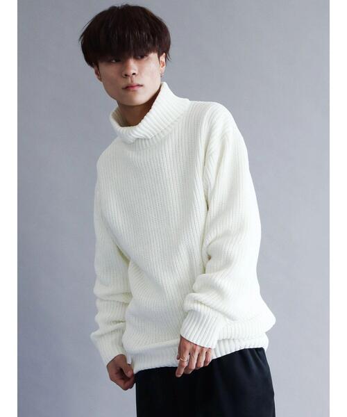 CRAFT STANDARD BOUTIQUE（クラフトスタンダードブティック）の「モール畔編みタートルネックニット（ニット/セーター・レディース・オフホワイト/ブルーグリーン/グレイッシュベージュ/ブラック・M/L/LL）」の17枚目の写真
