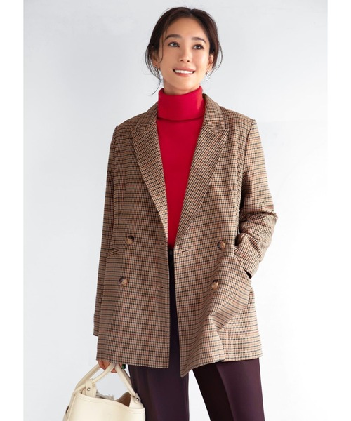 STYLE DELI(スタイルデリ)の「COLORベーシックタートルニット(ニット/セーター・レディース・レッド/ピンク/ブルー/テラコッタ・MEDIUM)」の9枚目の写真