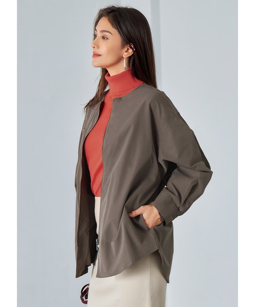 STYLE DELI(スタイルデリ)の「COLORベーシックタートルニット(ニット/セーター・レディース・レッド/ピンク/ブルー/テラコッタ・MEDIUM)」の16枚目の写真