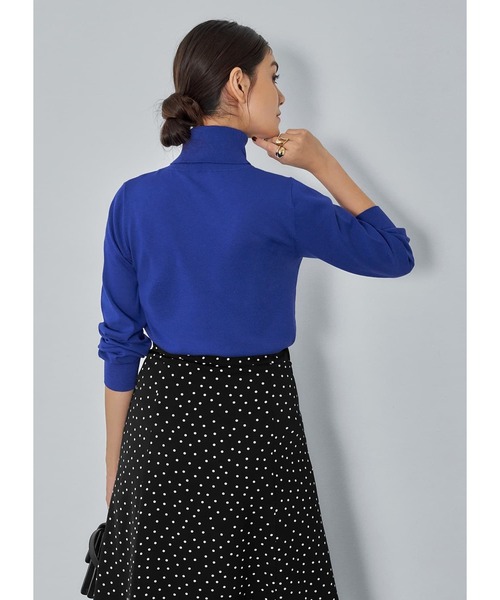 STYLE DELI(スタイルデリ)の「COLORベーシックタートルニット(ニット/セーター・レディース・レッド/ピンク/ブルー/テラコッタ・MEDIUM)」の19枚目の写真