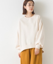 OMNES | 裏起毛ボリューム袖裾ラウンドプルオーバー長袖(その他トップス)