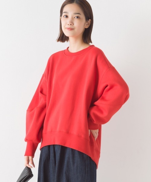 OMNES（オムネス）の「裏起毛ボリューム袖裾ラウンドプルオーバー長袖（その他トップス・レディース・ホワイト系その他/パープル/オレンジ/アイボリー/ブラック/グレー系その他・FREE）」の18枚目の写真