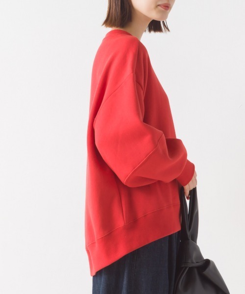 OMNES（オムネス）の「裏起毛ボリューム袖裾ラウンドプルオーバー長袖（その他トップス・レディース・ホワイト系その他/パープル/オレンジ/アイボリー/ブラック/グレー系その他・FREE）」の19枚目の写真