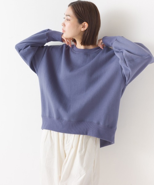 OMNES（オムネス）の「裏起毛ボリューム袖裾ラウンドプルオーバー長袖（その他トップス・レディース・ホワイト系その他/パープル/オレンジ/アイボリー/ブラック/グレー系その他・FREE）」の17枚目の写真