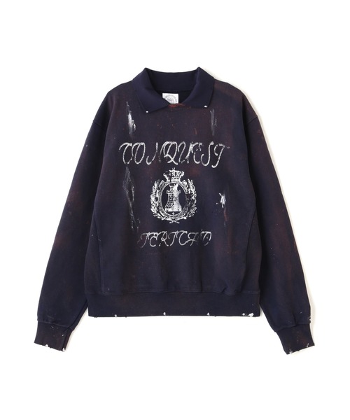 L.H.P（エルエイチピー）の「SOMEIT/サミット/C.J Vinyage Polo Shirts（ポロシャツ・メンズ・ネイビー/グレー・XL/L/M）」の9枚目の写真