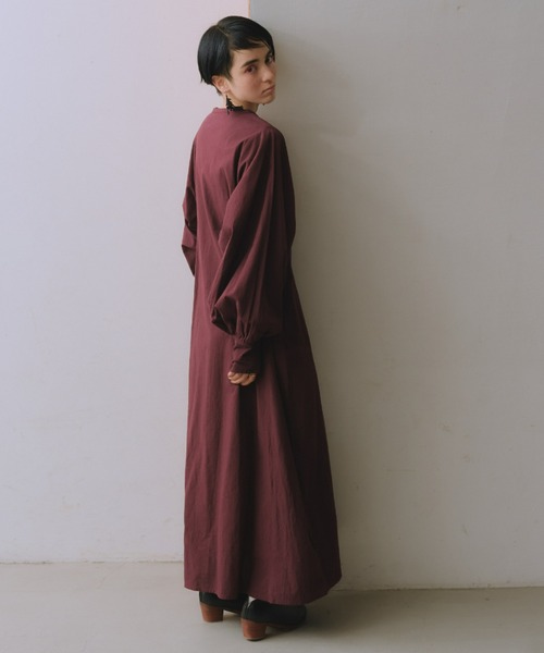 manana suerte（マニャーナスエルテ）の「エンブロイダリーワンピース（ワンピース・レディース・ボルドー/オフホワイト/ブラック・FREE）」の14枚目の写真