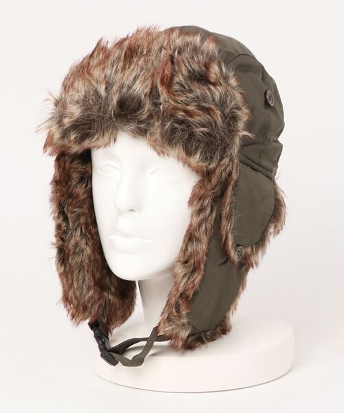 newhattan(ニューハッタン)の「newhattan/ニューハッタン TROOPER HAT(ハット・メンズ・ブラック/ウッドランド/セージグリーン・FREE)」の15枚目の写真