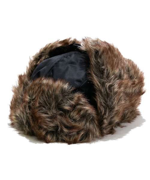 newhattan(ニューハッタン)の「newhattan/ニューハッタン TROOPER HAT(ハット・メンズ・ブラック/ウッドランド/セージグリーン・FREE)」の5枚目の写真