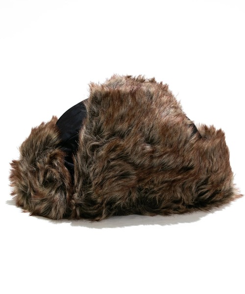 newhattan(ニューハッタン)の「newhattan/ニューハッタン TROOPER HAT(ハット・メンズ・ブラック/ウッドランド/セージグリーン・FREE)」の6枚目の写真