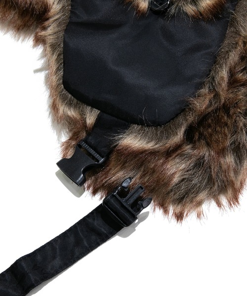 newhattan(ニューハッタン)の「newhattan/ニューハッタン TROOPER HAT(ハット・メンズ・ブラック/ウッドランド/セージグリーン・FREE)」の9枚目の写真