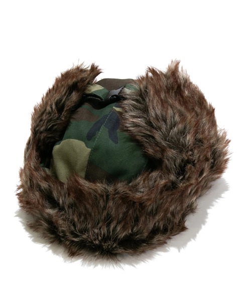 newhattan(ニューハッタン)の「newhattan/ニューハッタン TROOPER HAT(ハット・メンズ・ブラック/ウッドランド/セージグリーン・FREE)」の18枚目の写真