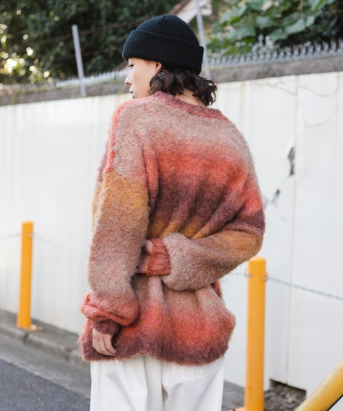 WEGO（ウィゴー）の「WEGO/グラデーションBIGプルオーバー（ニット/セーター・メンズ・その他2/その他3/その他4/その他1・MEDIUM/LARGE）」の7枚目の写真