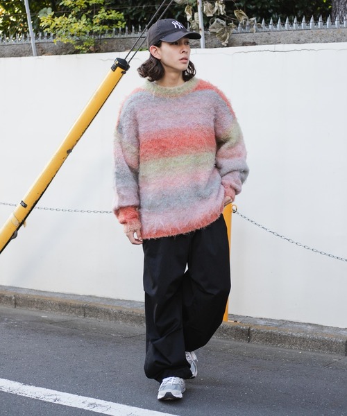 WEGO（ウィゴー）の「WEGO/グラデーションBIGプルオーバー（ニット/セーター・メンズ・その他2/その他3/その他4/その他1・MEDIUM/LARGE）」の14枚目の写真