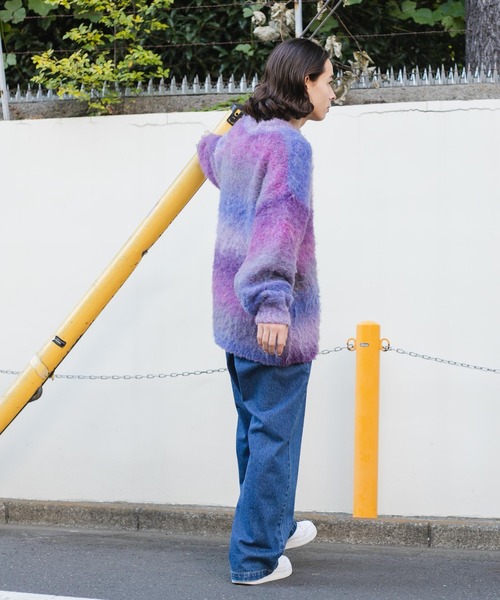 WEGO（ウィゴー）の「WEGO/グラデーションBIGプルオーバー（ニット/セーター・メンズ・その他2/その他3/その他4/その他1・MEDIUM/LARGE）」の22枚目の写真