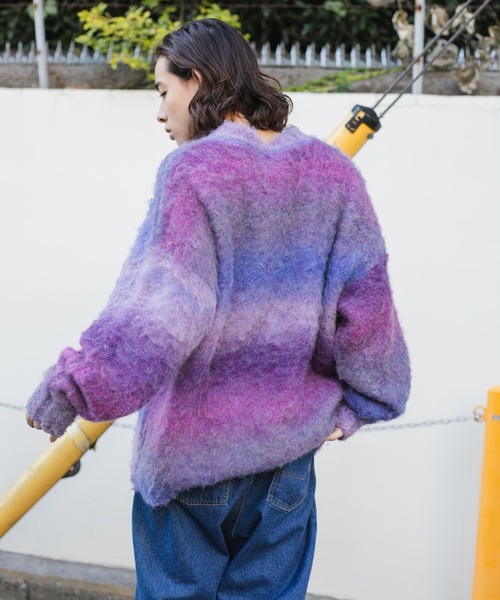 WEGO（ウィゴー）の「WEGO/グラデーションBIGプルオーバー（ニット/セーター・メンズ・その他2/その他3/その他4/その他1・MEDIUM/LARGE）」の18枚目の写真