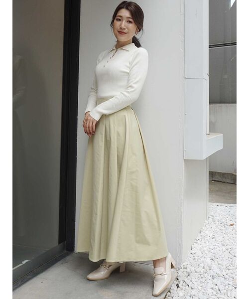 MERCURYDUO（マーキュリーデュオ）の「3WAYボタンデザインニット（ニット/セーター・レディース・オフホワイト/ブラック/ベージュ・FREE）」の19枚目の写真