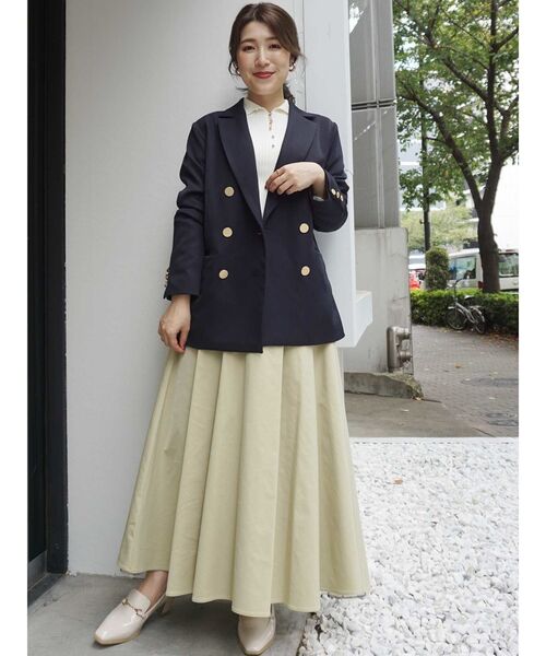 MERCURYDUO（マーキュリーデュオ）の「3WAYボタンデザインニット（ニット/セーター・レディース・オフホワイト/ブラック/ベージュ・FREE）」の4枚目の写真