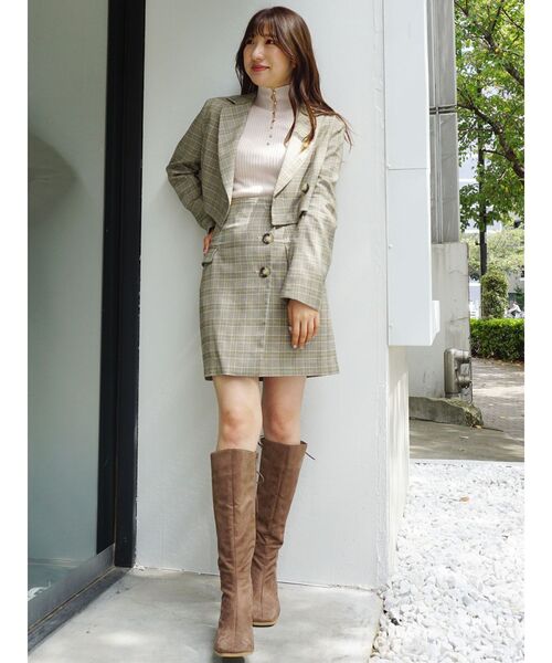 MERCURYDUO（マーキュリーデュオ）の「3WAYボタンデザインニット（ニット/セーター・レディース・オフホワイト/ブラック/ベージュ・FREE）」の15枚目の写真