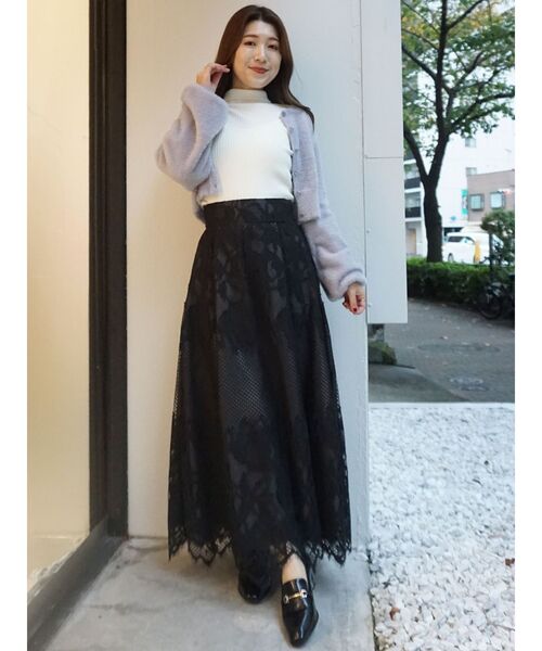 MERCURYDUO（マーキュリーデュオ）の「3WAYボタンデザインニット（ニット/セーター・レディース・オフホワイト/ブラック/ベージュ・FREE）」の20枚目の写真