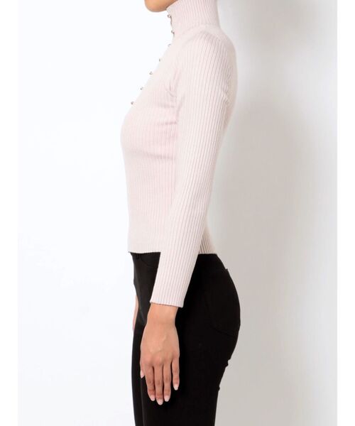 MERCURYDUO（マーキュリーデュオ）の「3WAYボタンデザインニット（ニット/セーター・レディース・オフホワイト/ブラック/ベージュ・FREE）」の11枚目の写真