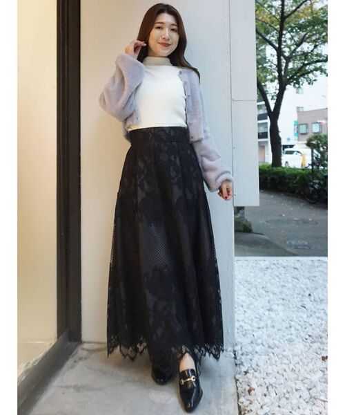 MERCURYDUO（マーキュリーデュオ）の「3WAYボタンデザインニット（ニット/セーター・レディース・オフホワイト/ブラック/ベージュ・FREE）」の7枚目の写真