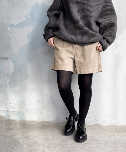 RED CARD TOKYO(レッドカード)の「【RED CARD/レッドカード】別注CORDUROYショートパンツ(その他パンツ・レディース・ベージュ/ブラウン/ライトグレー・23/24/25)」の22枚目の写真