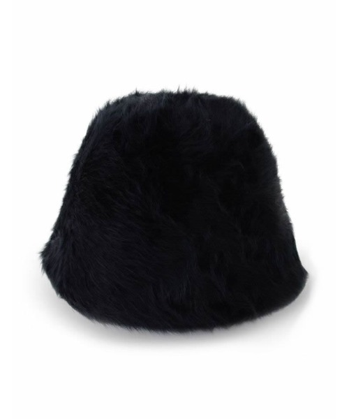 Re:EDIT（リエディ）の「シャギーファーバケットハット（ハット・レディース・ブラック/アイボリー・FREE）」の6枚目の写真