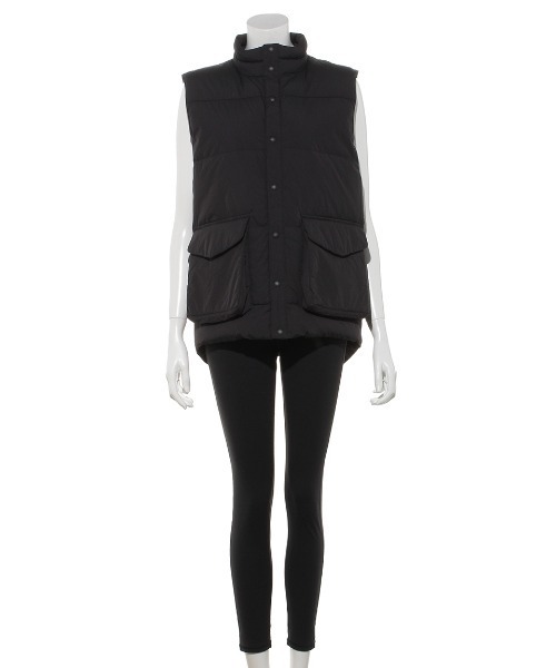 Snow Peak(スノーピーク)の「【Snowpeak】Recycled Down Vest(ダウンベスト・レディース・ブラック・MEDIUM)」の9枚目の写真