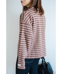 Amourire | 【yumi.コラボ】配色リブボーダートップス(Tシャツ/カットソー)