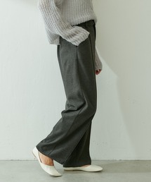 COLLAGE GALLARDAGALANTE | 圧縮ワイドパンツ(スラックス)