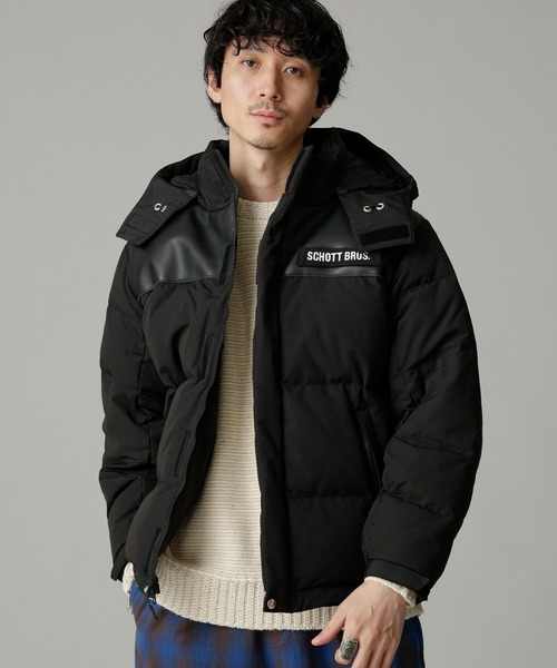 schott（ショット）の「Schott/別注 西川ダウン（ダウンジャケット