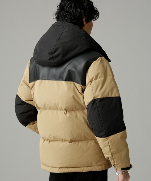 キ*ん様 Schott ベージュ ダウンジャケット 90s USA製 Schott ショット ダウンジャケット ベージュ XL