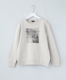 【WORLD for the World】フォトプリント スウェットトップス