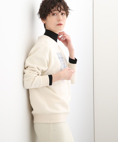 INDIVI(インディヴィ)の「【WORLD for the World】フォトプリント スウェットトップス(スウェット・レディース・チャコールグレー/ブラック/ナチュラル/グレー系・38/05/13)」の15枚目の写真
