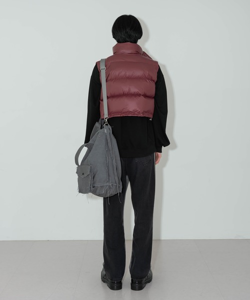 FOLLOWIN（フォロウィン）の「【UNISEX】サイドライングラデーションブラックワイドパンツ（デニムパンツ・レディース・ブラック・MEDIUM/LARGE/SMALL）」の4枚目の写真