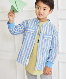 MAKE YOUR DAY | バンドカラーシャツ■80～140cm(シャツ/ブラウス)