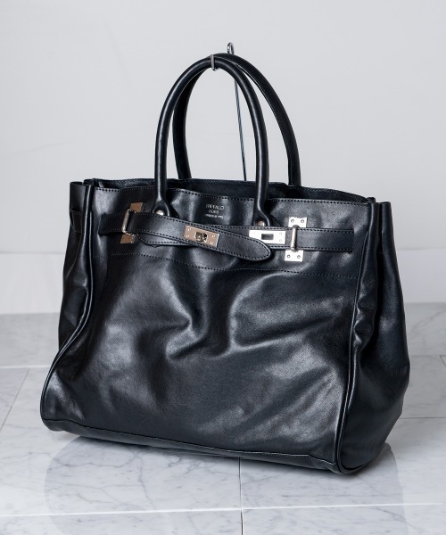 Buffalo Bobs(バッファローボブズ)の「DUC-COW(デュク-カウ)カウレザー トートバッグ(トートバッグ・メンズ・ブラック・FREE)」の5枚目の写真