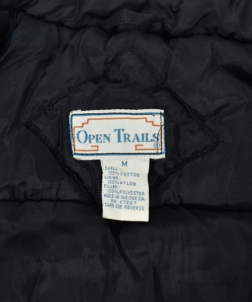 VINTAGE（ヴィンテージ）の「【ヴィンテージ古着】OPEN TRAILS / オープントレイルズ チェック柄 中綿入り ベスト（ダウンベスト・メンズ・ブルー・MEDIUM）」の11枚目の写真