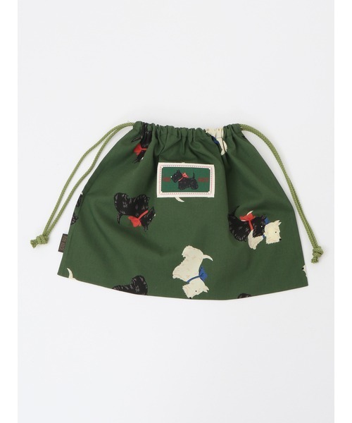 PINK HOUSE（ピンクハウス）の「スコッチテリアプリント巾着バッグ（小