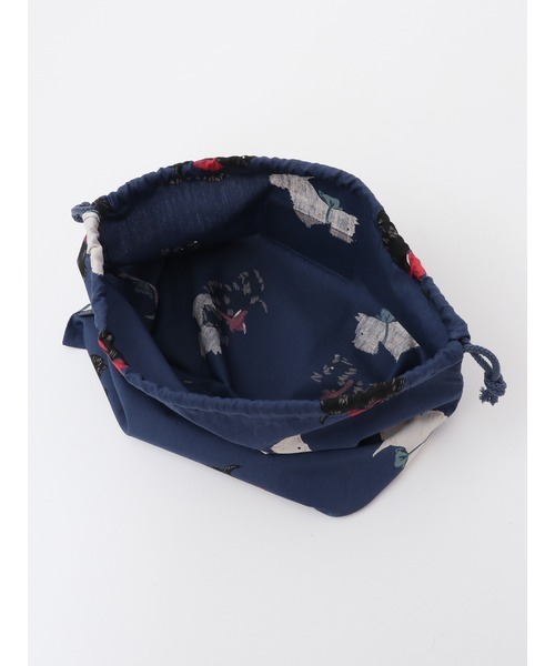 PINK HOUSE（ピンクハウス）の「スコッチテリアプリント巾着バッグ（小