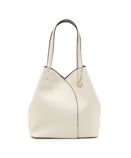 T・S・L(ティーエスエル)の「切り替えトートバッグ(トートバッグ・レディース・アイボリー/ミント/レッド/モカ・FREE)」の15枚目の写真