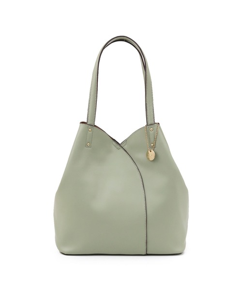 T・S・L(ティーエスエル)の「切り替えトートバッグ(トートバッグ・レディース・アイボリー/ミント/レッド/モカ・FREE)」の18枚目の写真