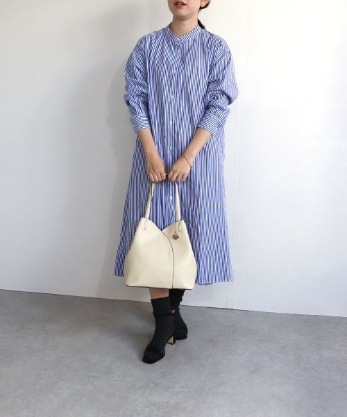 T・S・L(ティーエスエル)の「切り替えトートバッグ(トートバッグ・レディース・アイボリー/ミント/レッド/モカ・FREE)」の5枚目の写真