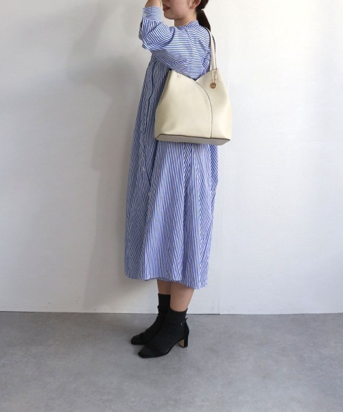 T・S・L(ティーエスエル)の「切り替えトートバッグ(トートバッグ・レディース・アイボリー/ミント/レッド/モカ・FREE)」の7枚目の写真