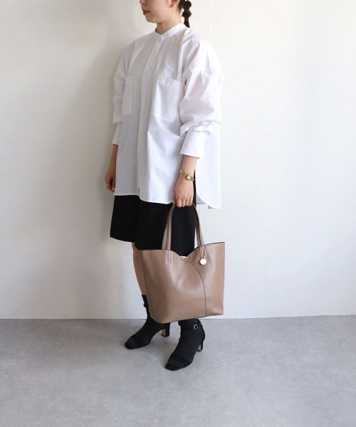 T・S・L(ティーエスエル)の「切り替えトートバッグ(トートバッグ・レディース・アイボリー/ミント/レッド/モカ・FREE)」の13枚目の写真